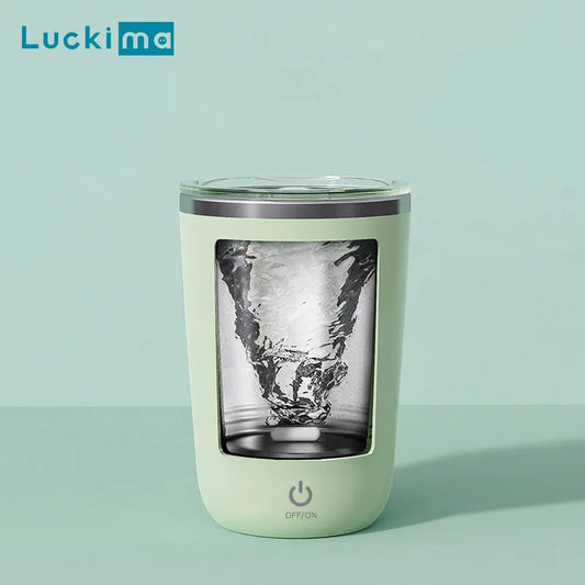 Tasse magnétique automatique, Rechargeable par USB, en acier inoxydable, tasse de mélange de café et de lait, mélangeur intelligent, bouteille d'eau