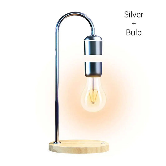 Bombilla LED inalámbrica flotante levitante magnética con cargador inalámbrico para lámpara de escritorio, decoración para el hogar, la habitación y la Oficina, regalo único